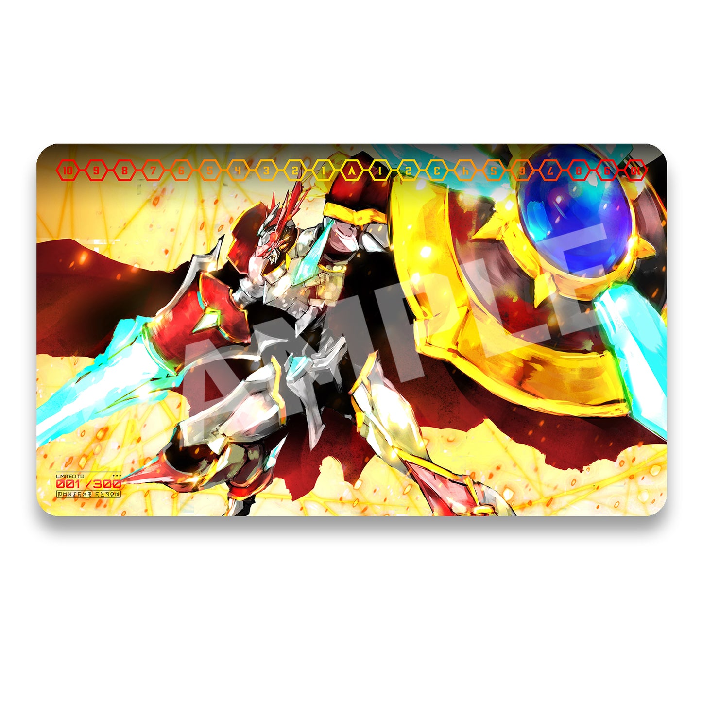 Crimson Saber 1-Player Playmat