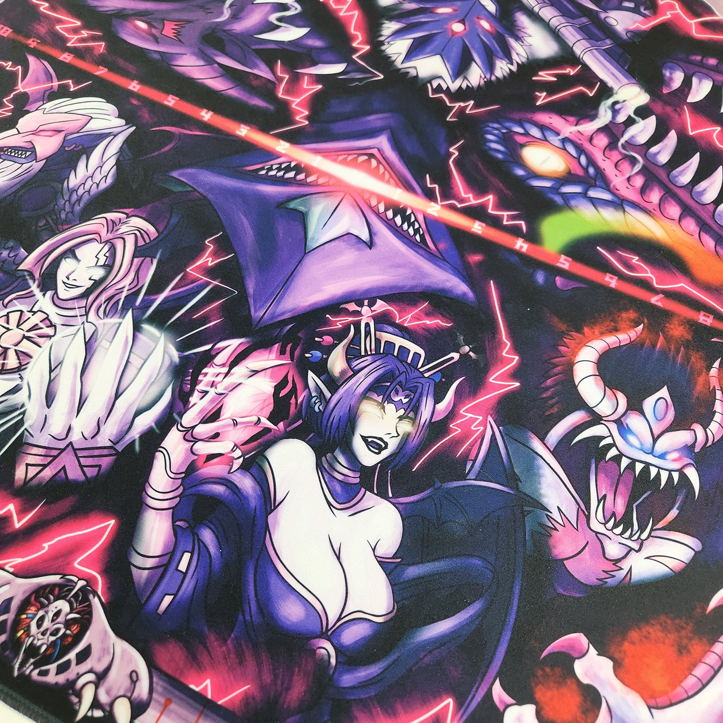 Demons Gate 2 Player Playmat Close Up