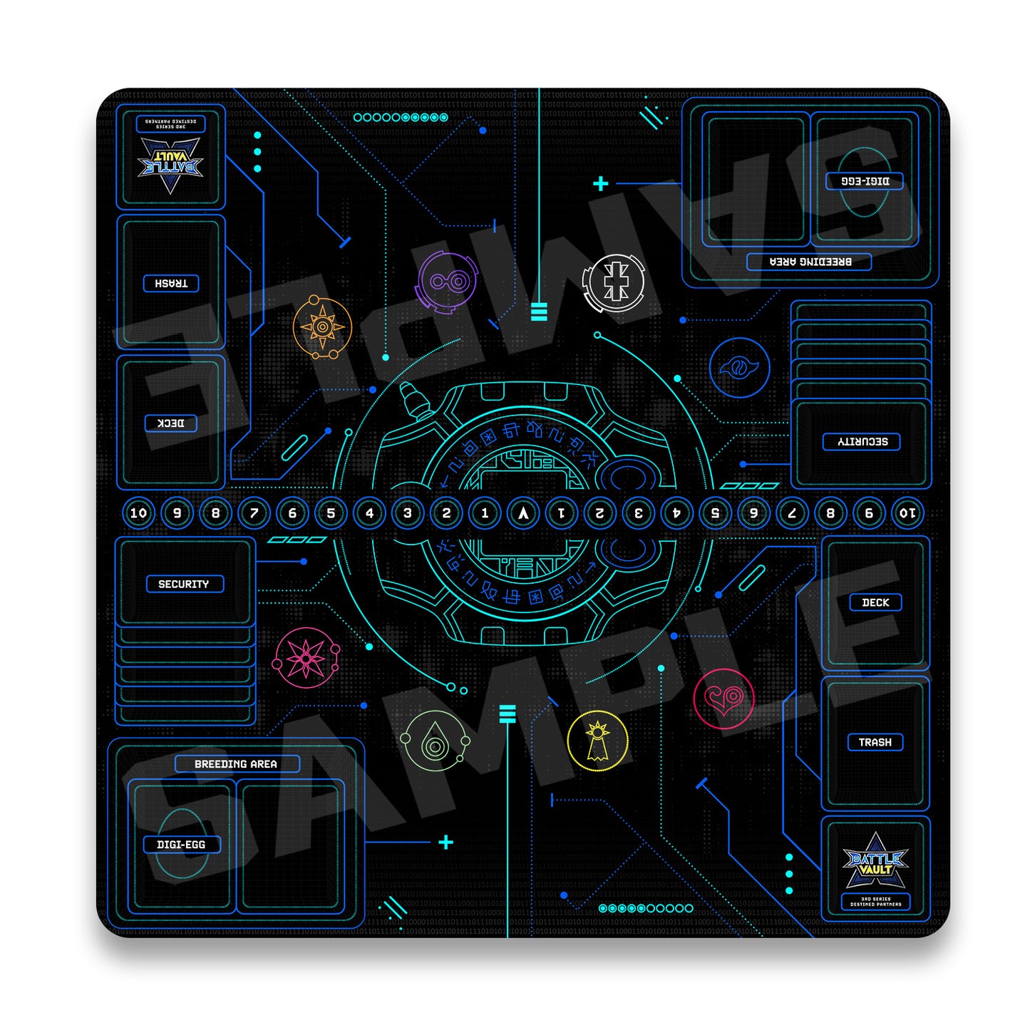 BATTLE VAULT 3rd Series - Destined Partners 2-Player Premium Playmat