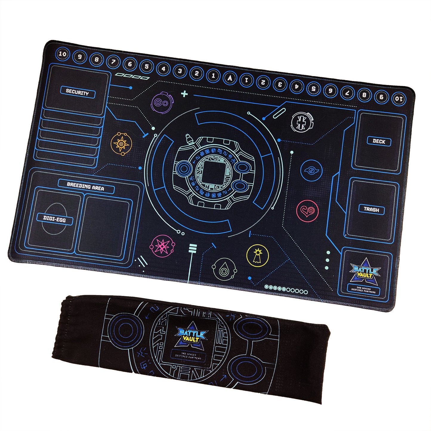 BATTLE VAULT 3rd Series - Destined Partners 1-Player Playmat with Bag