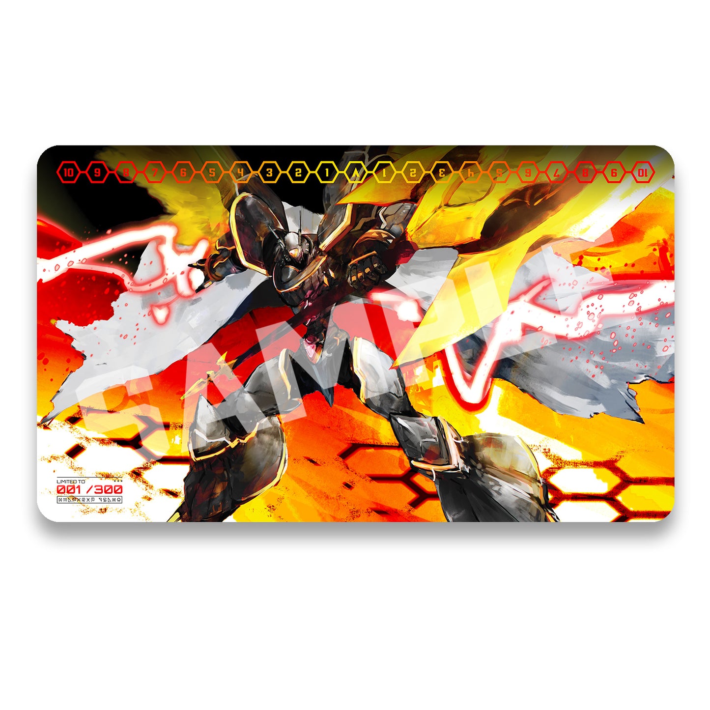 Draconic Blade 1-Player Premium Rubber Playmat for card games.