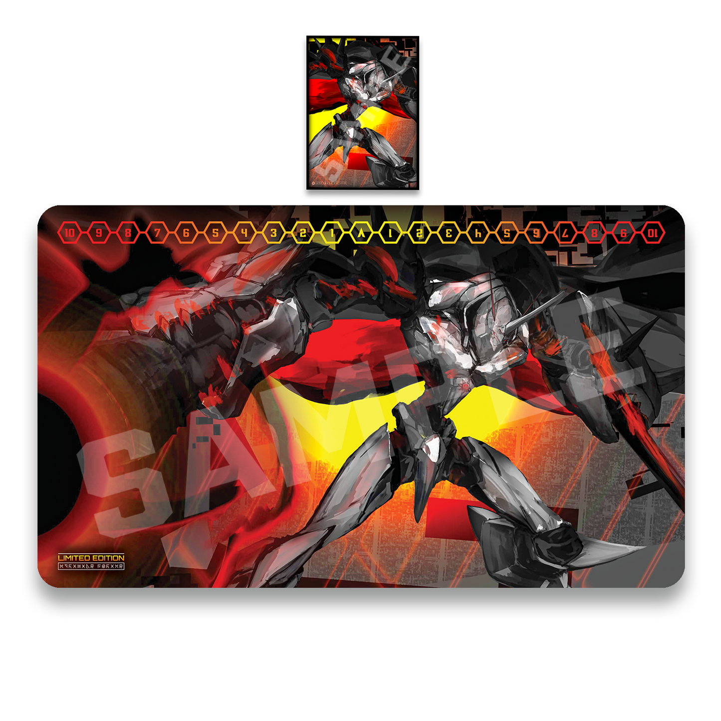 Obsidian Fusion 1-Player Playmat and Sleeves (60 pcs)
