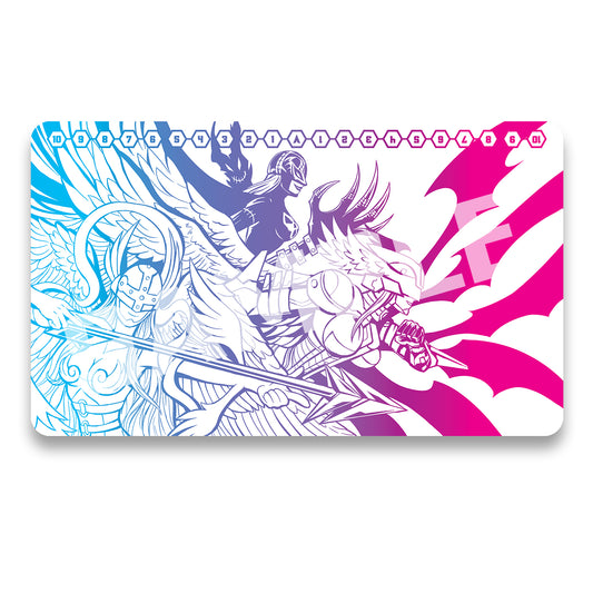 Twilight Angel 1 Player Playmat for TCG card game players.