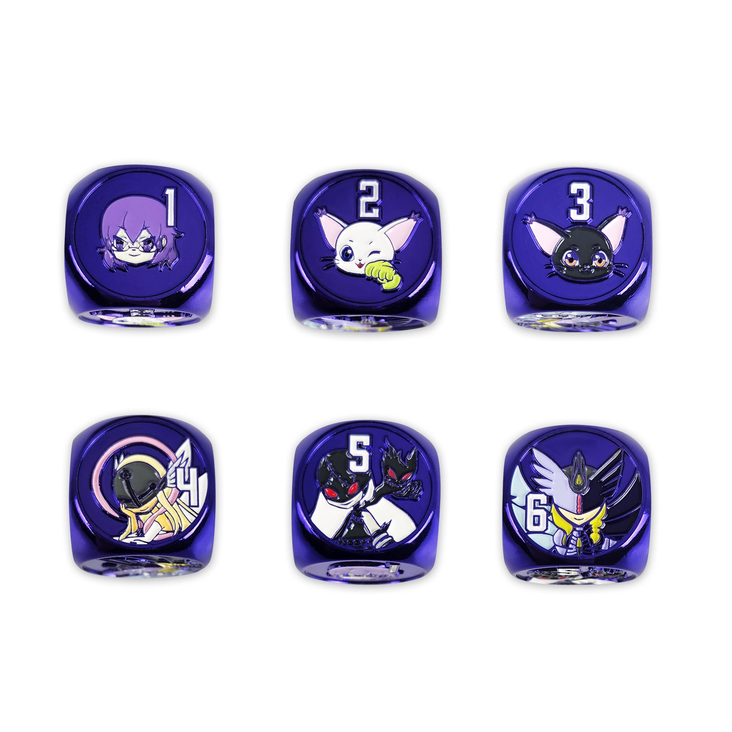 Twilight Angels Dice Set of 2 for Trading card games.