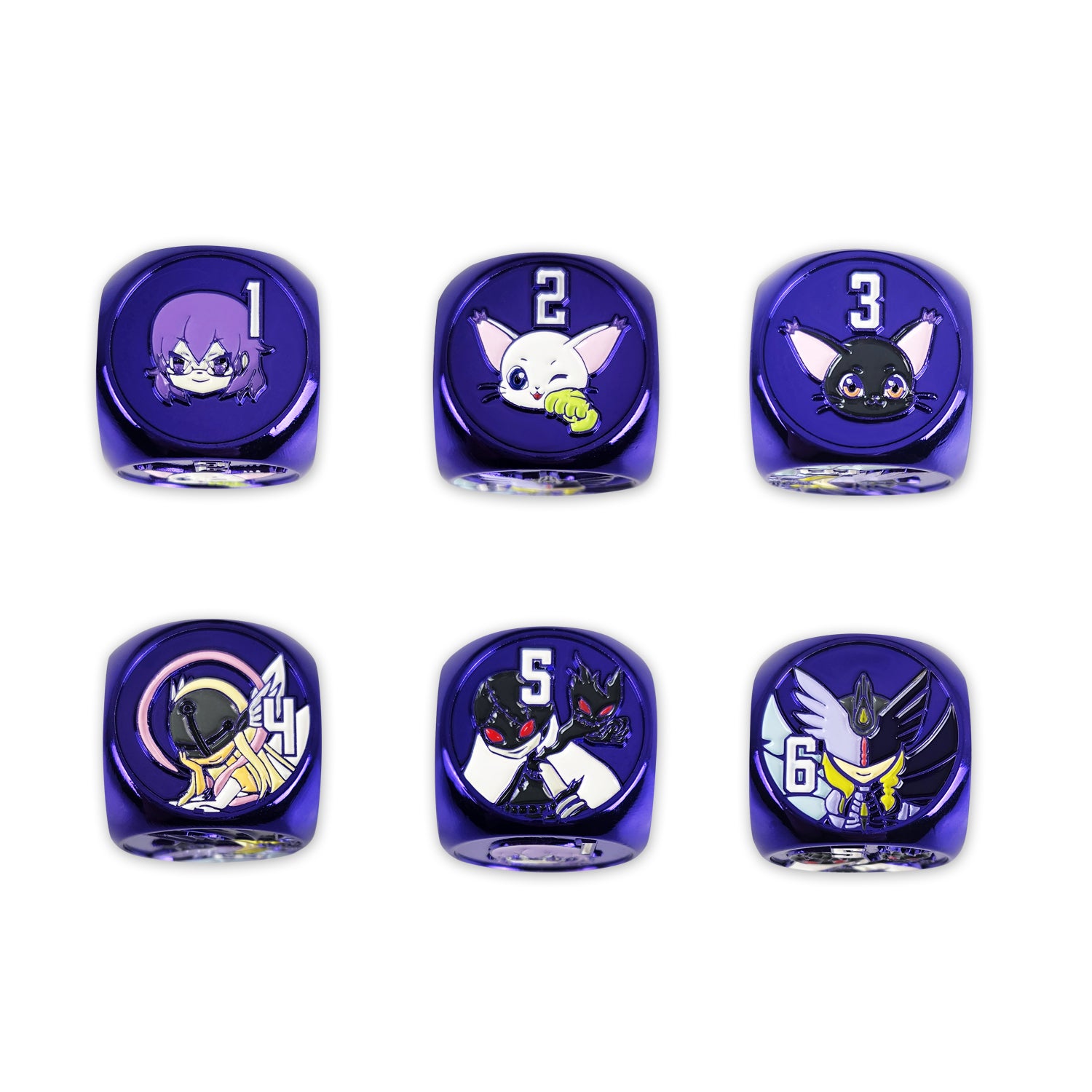 Twilight Angels Dice Set of 2 for Trading card games.