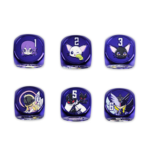 Twilight Angels Dice Set of 2 for Trading card games.