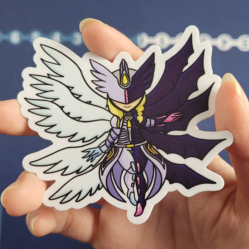 Space Time Angel Sticker