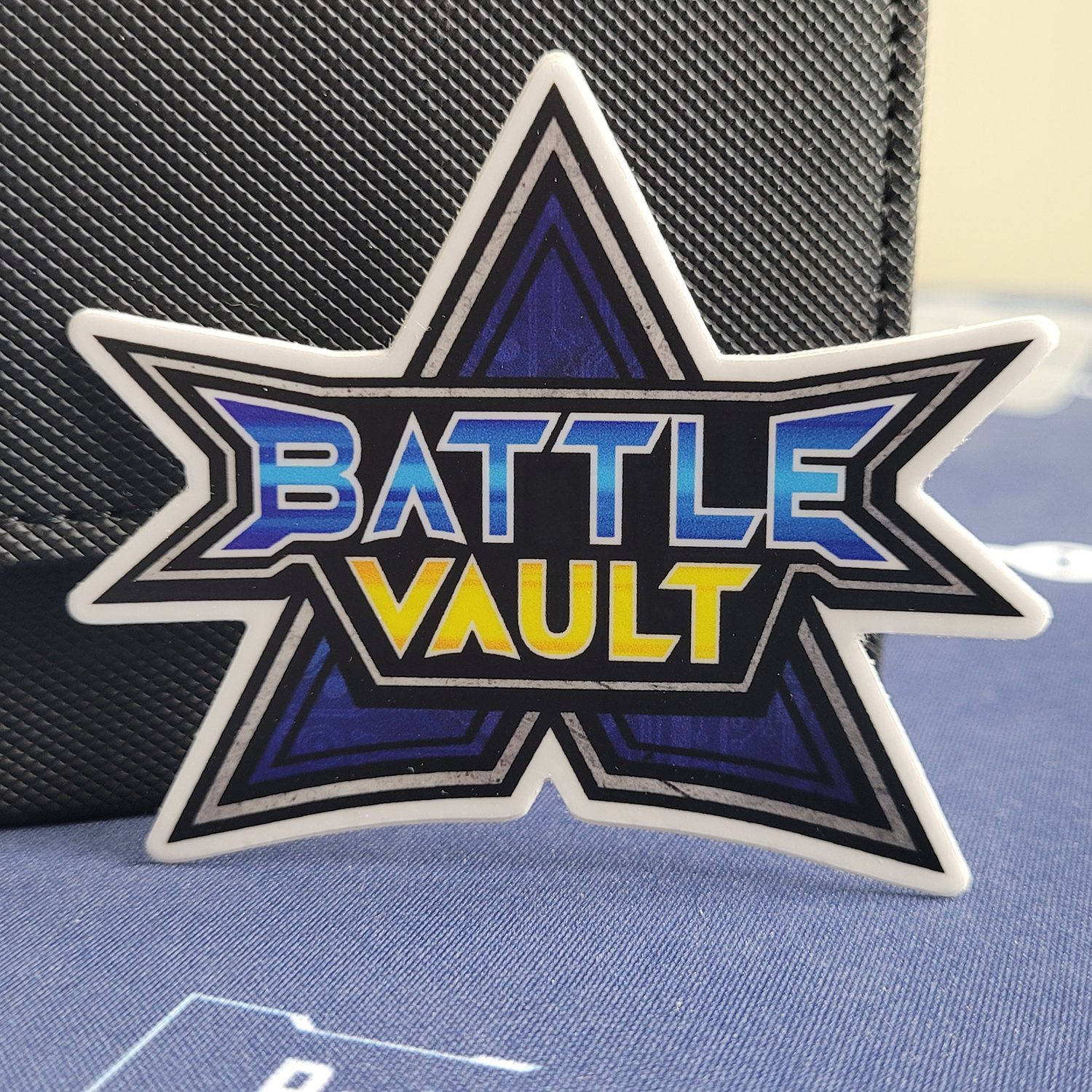 BATTLE VAULT high quality matte sticker fast shipping in Canada USA and Internationally