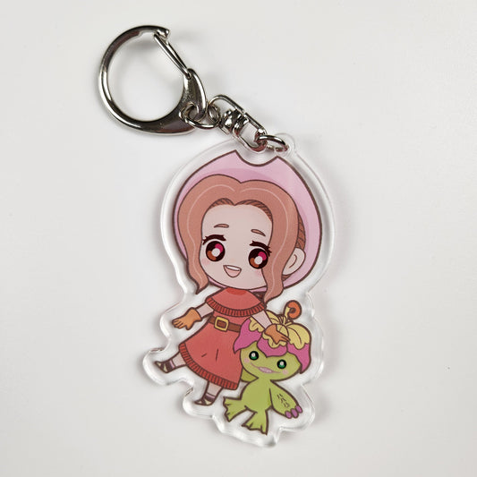 Partners of Sincerity keychain for card game enthusiasts
