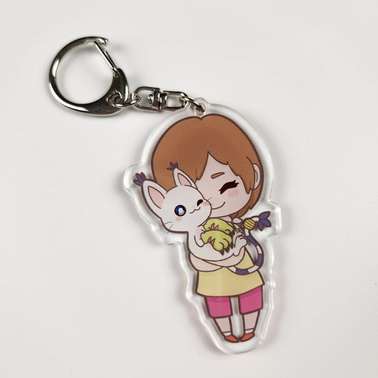 Partners of Light keychain for TCG players.