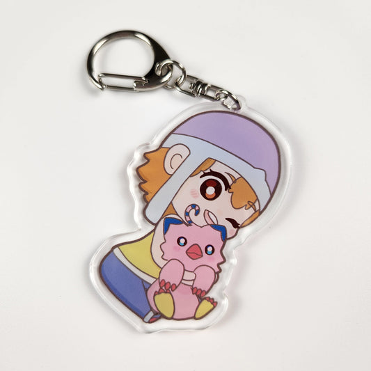Partners of Love keychains for TCG card game lovers