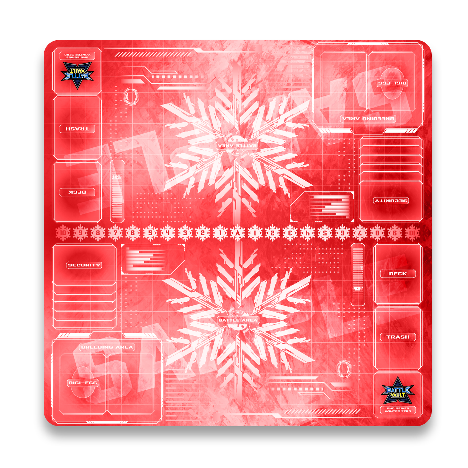 winter theme snow flake playmat