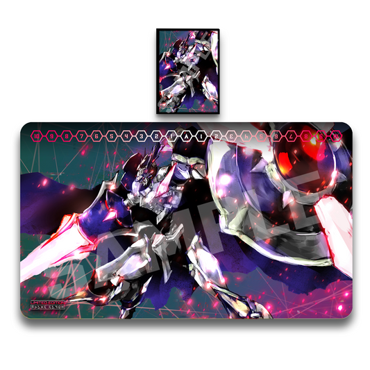 Chaos Saber playmat and sleeves bundle limited edition.