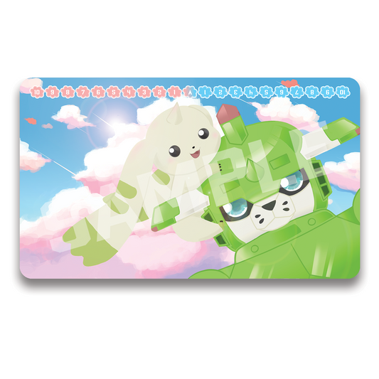 Cloudy Twins Day Playmat