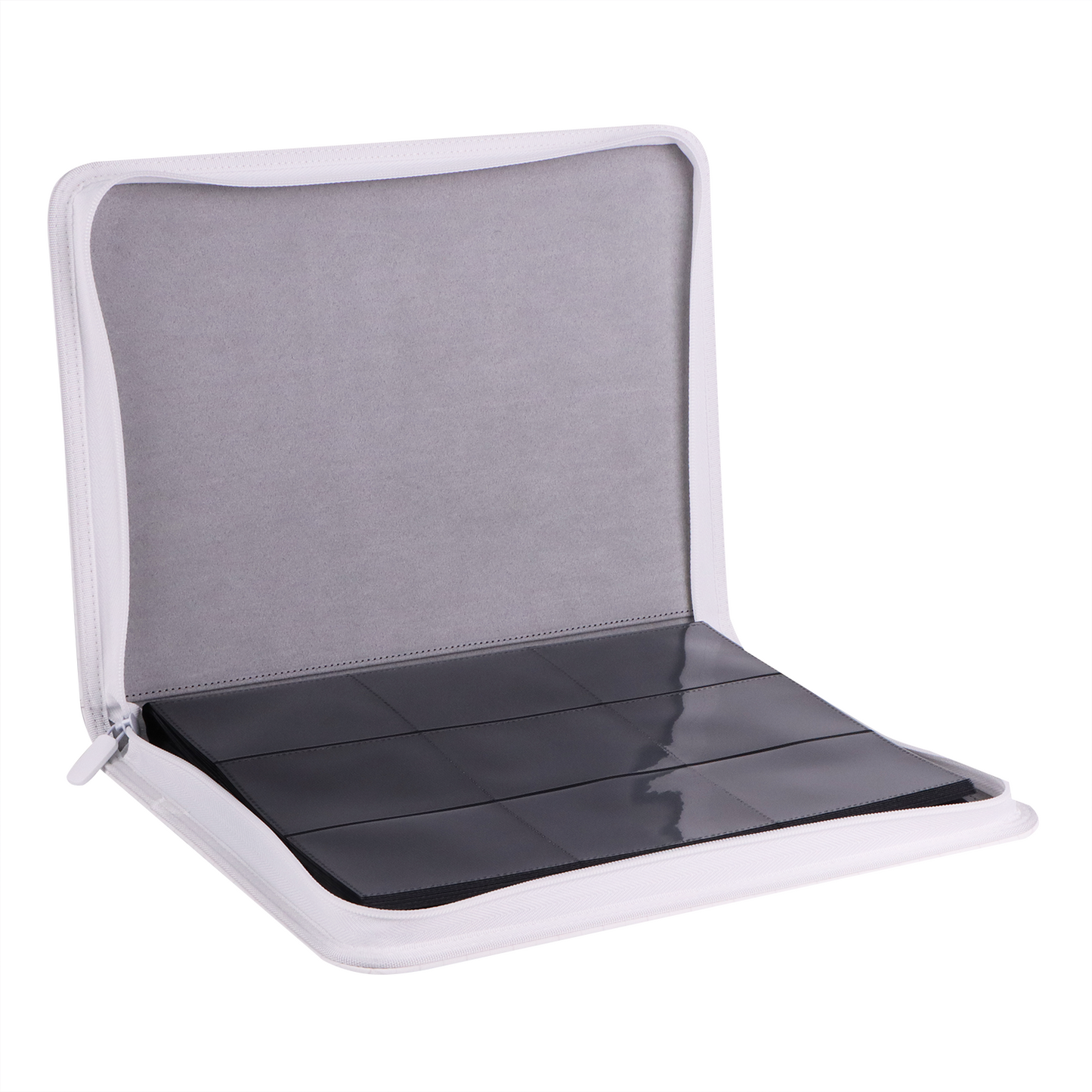 First Assembly open binder for card collection and protection.