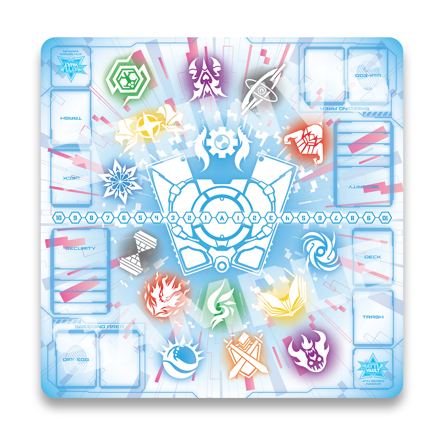 BATTLE VAULT 4th Series Insignia 2-player playmat