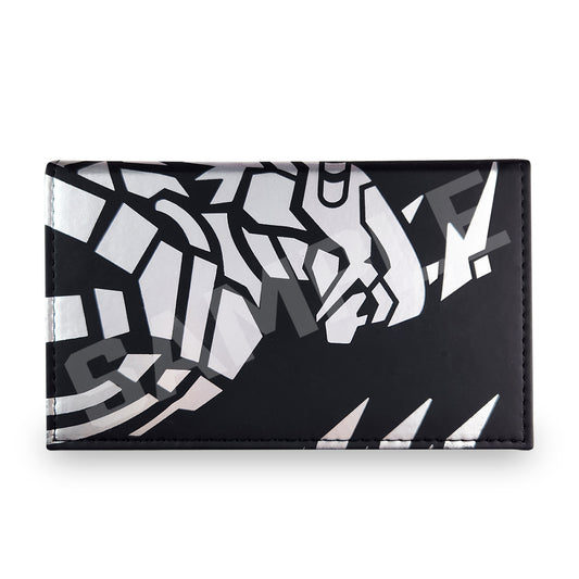 Onyx Burst Deckbox with silver foil artwork.