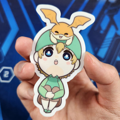 Cute anime sticker for anime fans and collectors.