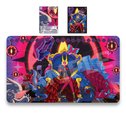 Petrifying Gaze Collection includes 1-player playmat, sleeves and tokens. 