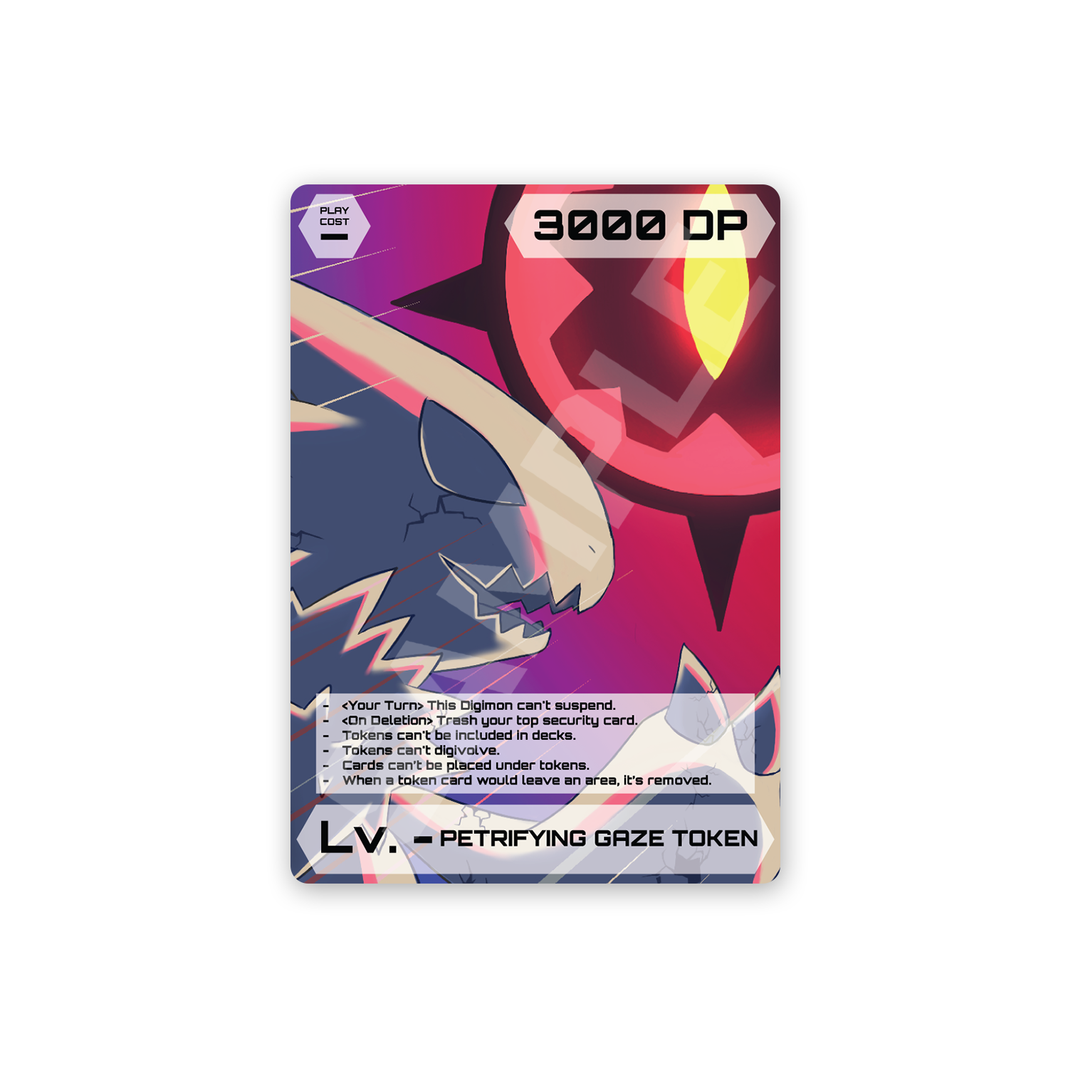 Petrifying Gaze Tokens set of 4.