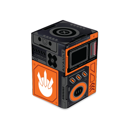 Side view of Radiant Blaze deck box.