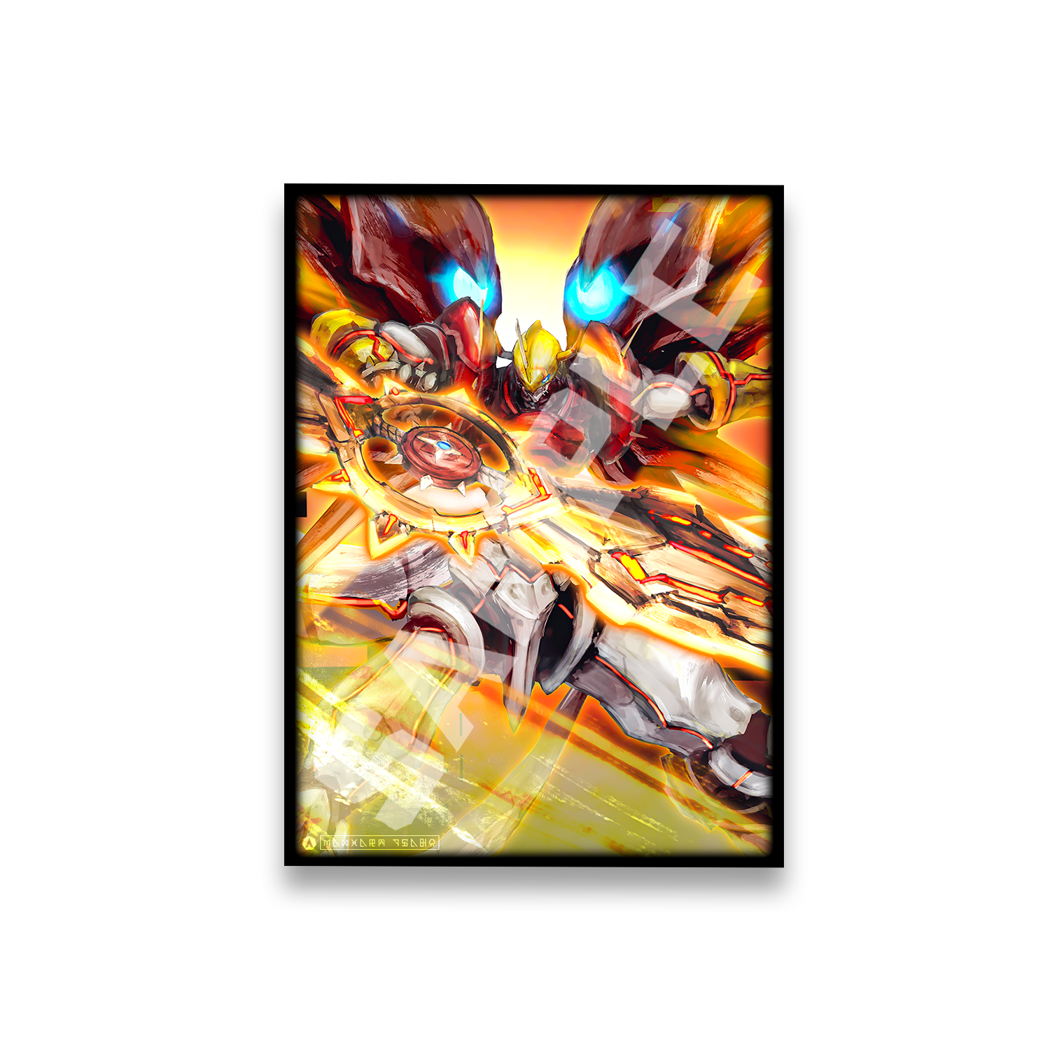 Radiant Blaze 60 pc standard size sleeves.