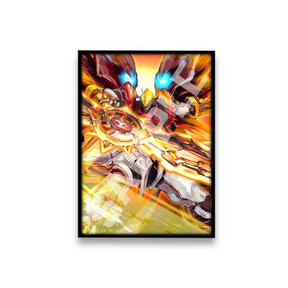 Radiant Blaze 60 pc standard size sleeves.