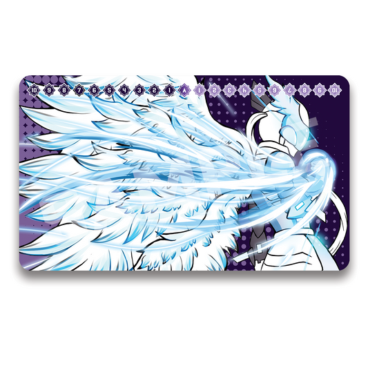 Space Time Angel 1-Player Premium Rubber Playmat for Card Game Players