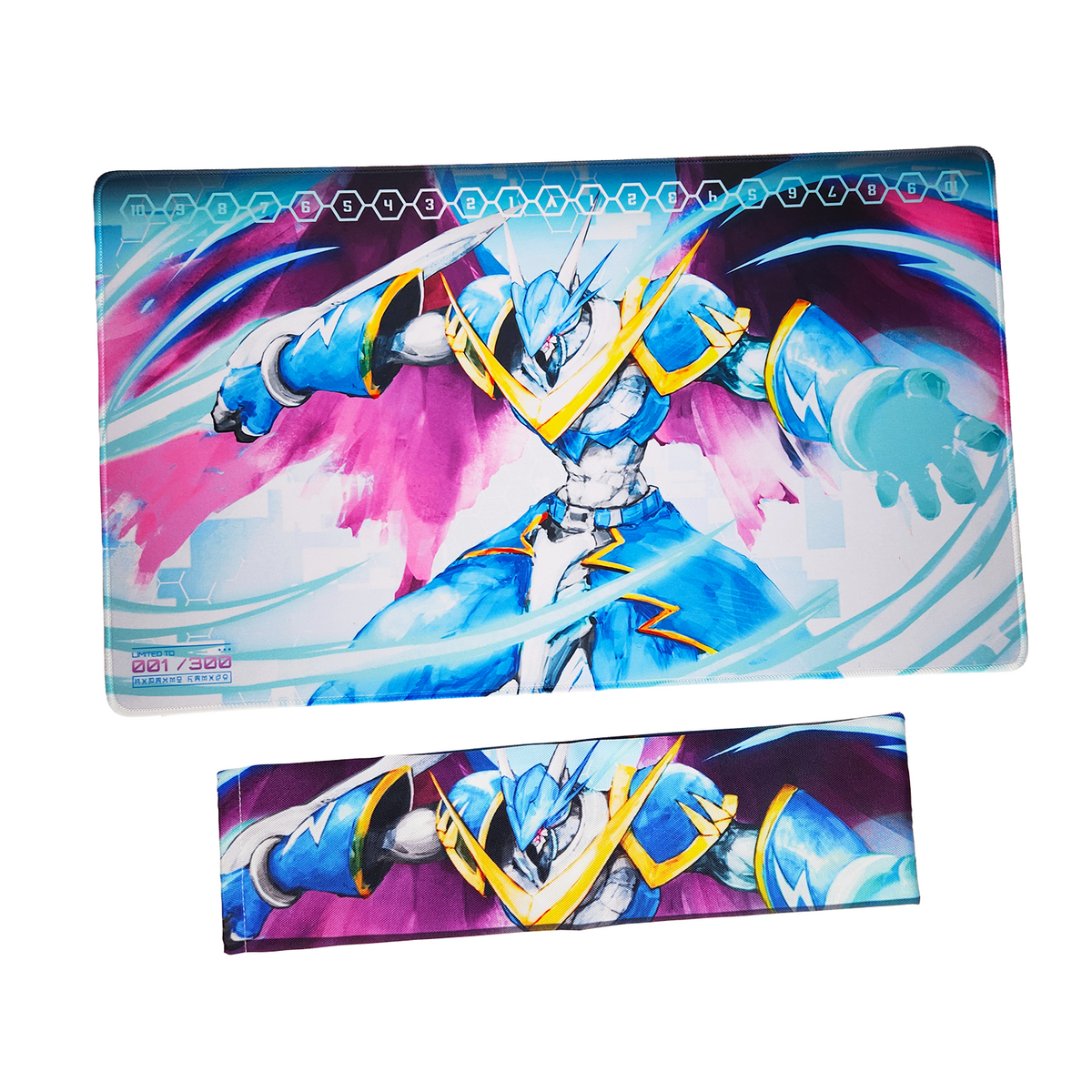 1-Player playmat with a free fabric bag. 
