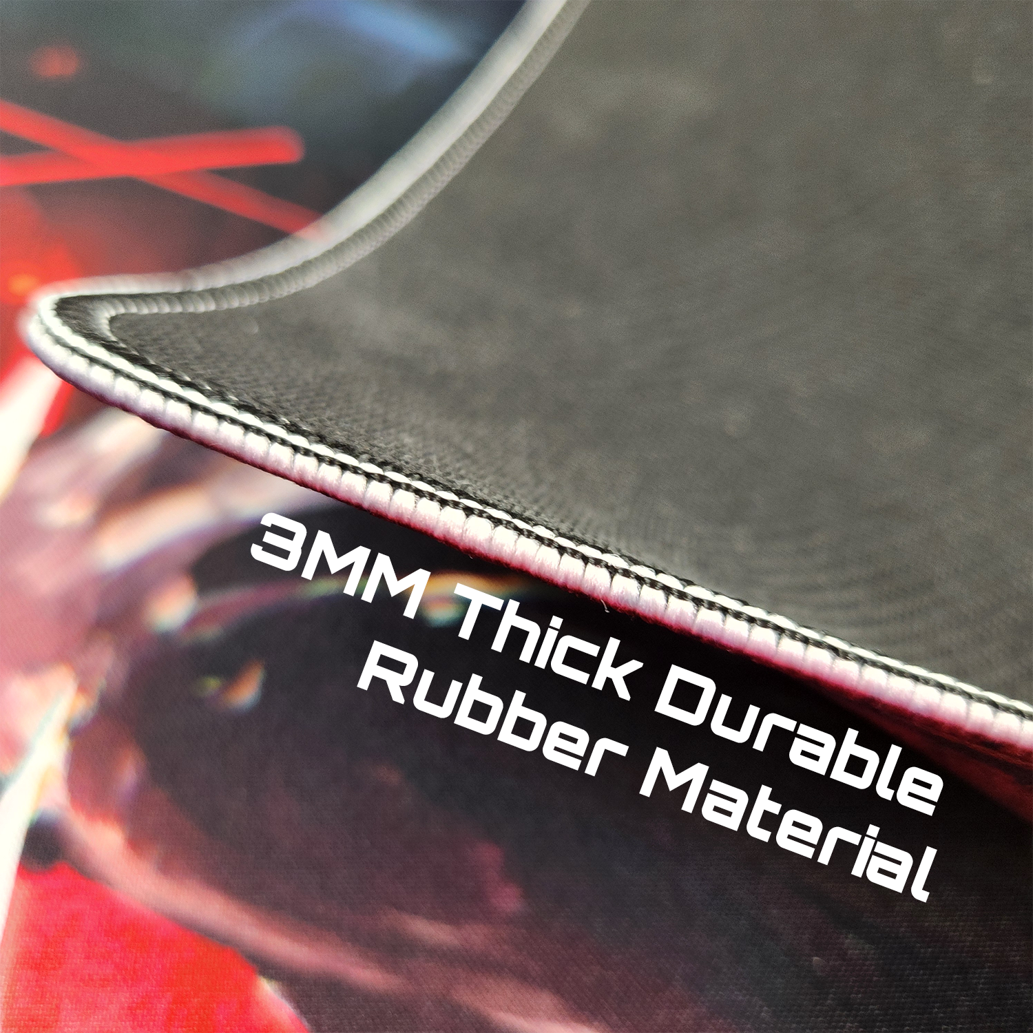 3MM thickness of the Premium Rubber Playmats.