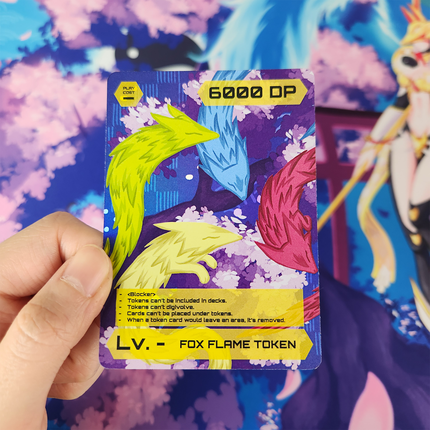 Fox Flame Token to add to your deck.